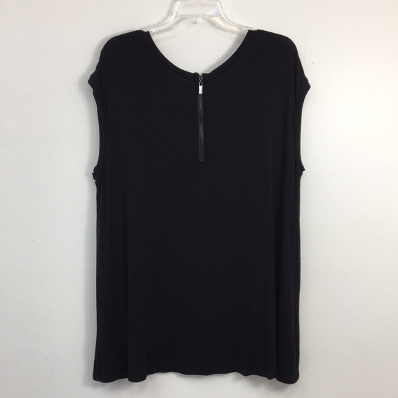 Lane Bryant Women's Black Embellished Dress Top Size 18/20 Like-NEW Condition - Picture 3 of 5